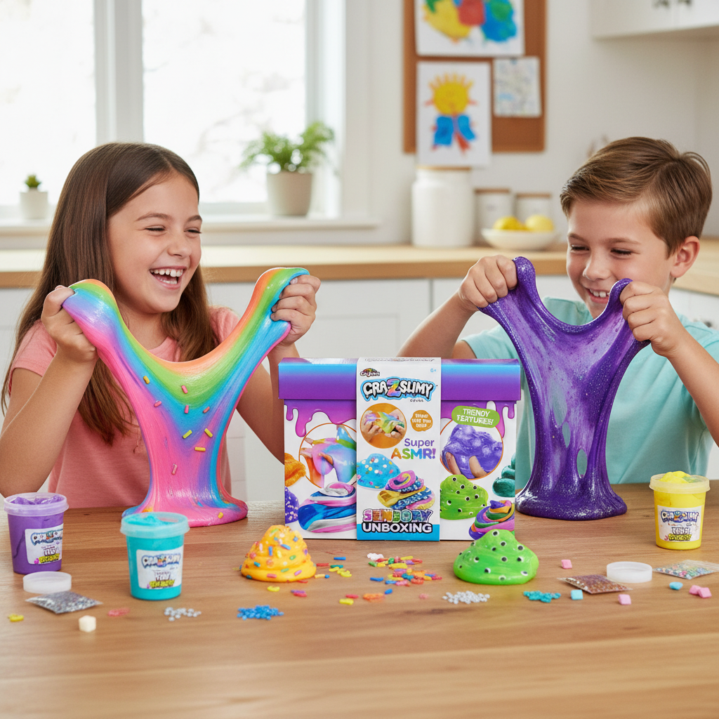 Huge Sensory Slime Unboxing Kit