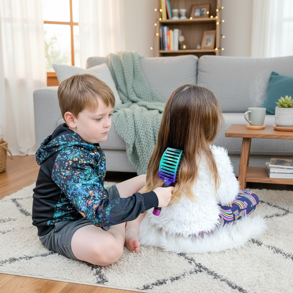 Sensory Hairbrush - Galaxy