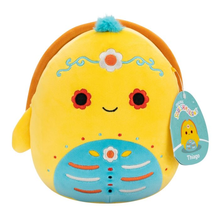 Squishmallows 20cm - Day of the Dead Halloween Thiago the Yellow Turtle
