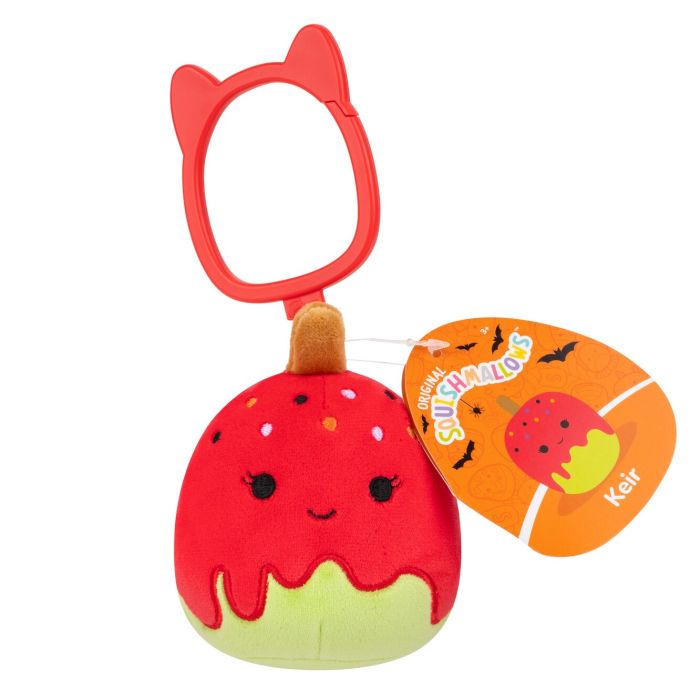 Squishmallows Clip on 9cm - Halloween Keir the Candy Apple