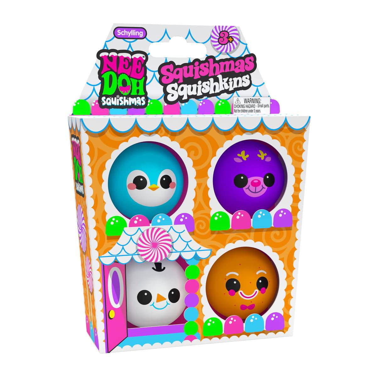 NeeDoh Squishmas Squishkins Gingerbread House