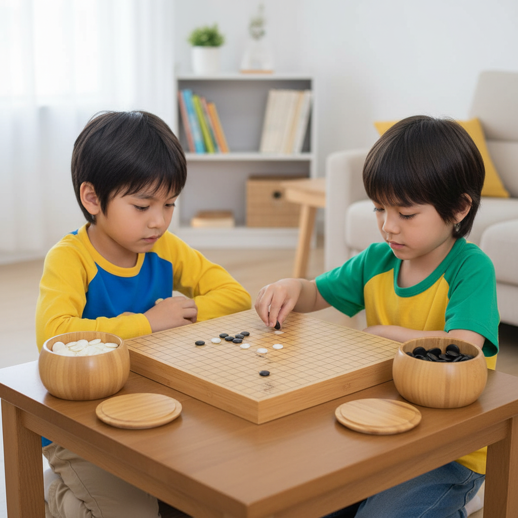 Wooden Go Board Game Set