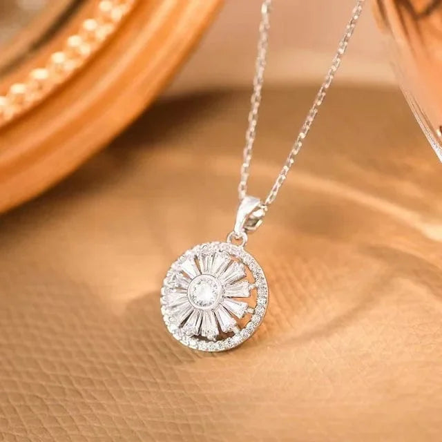 Daisy Flower Spinning Sensory Calming Necklace